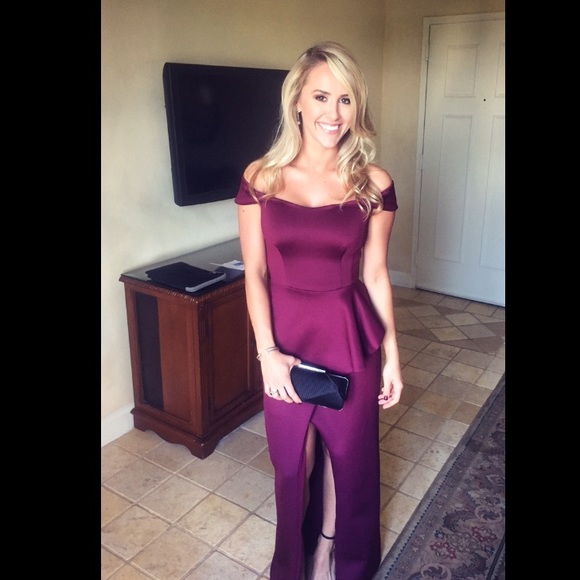 black halo padma dress